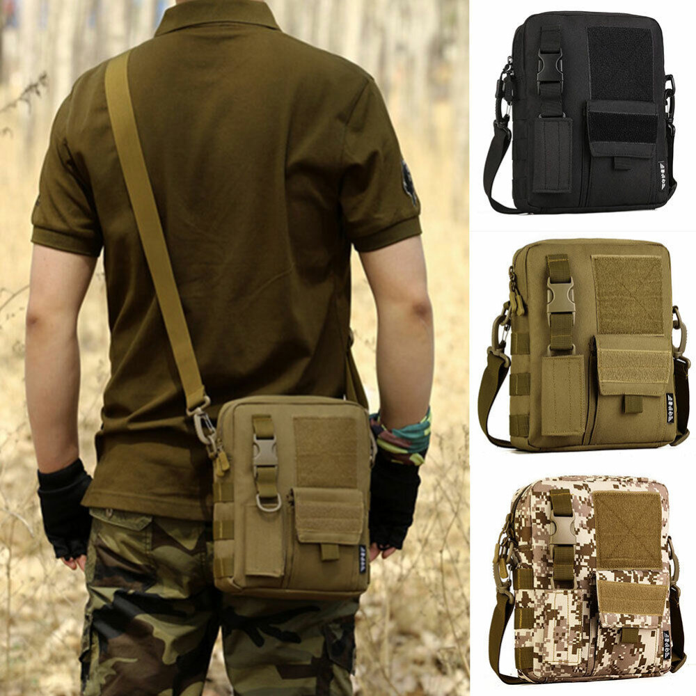 Men’s Canvas Vintage Military Messenger Shoulder Bag Handbag Crossbody Satchel