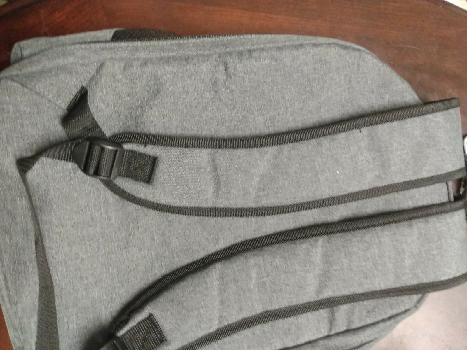 Leeds Checkmate TSA Friendly Computer Bag Gray NWT