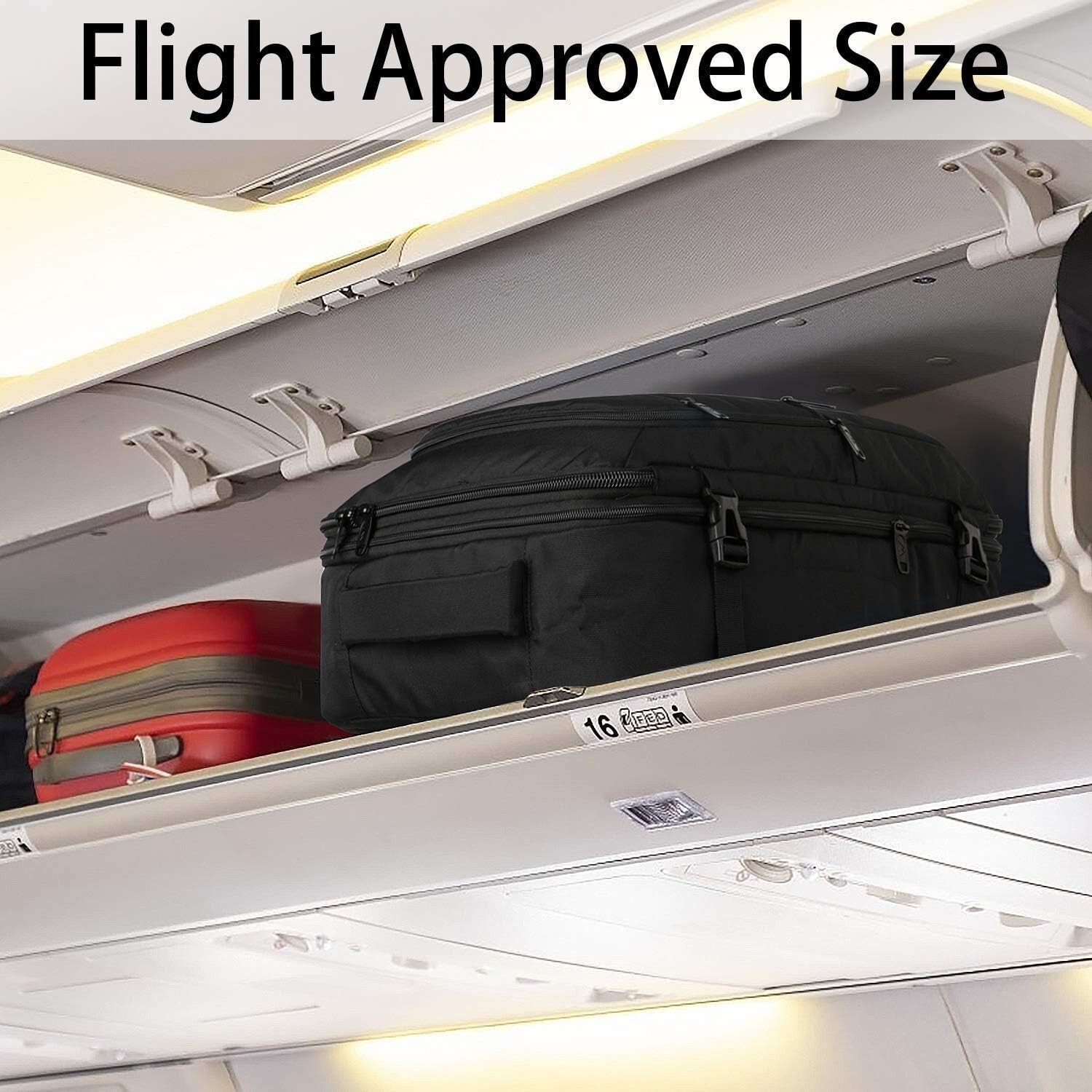 TRAVEL BACKPACK Vancropak 40L Flight Appvd Carry On Water Resistant Expandable