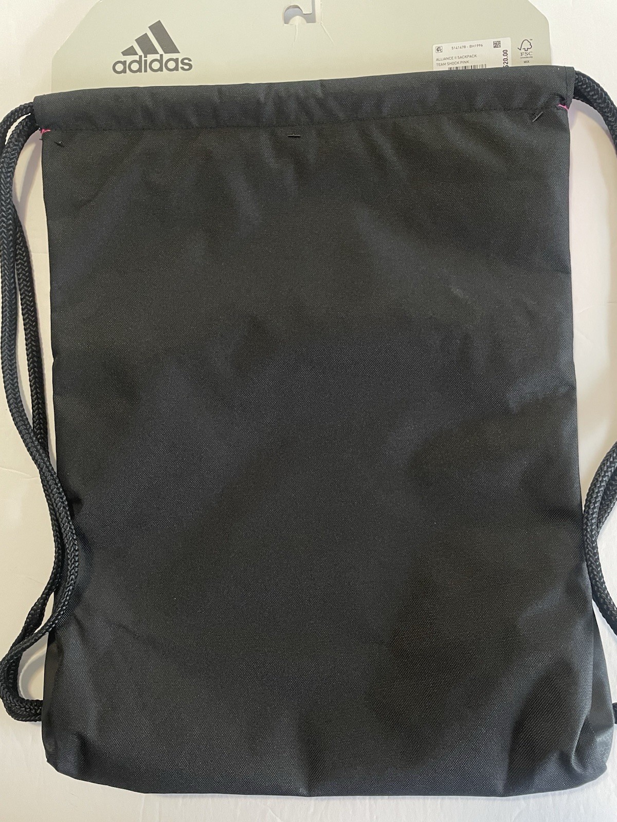 Adidas Alliance II Sackpack Team Shock Pink Drawstring Bag Unisex