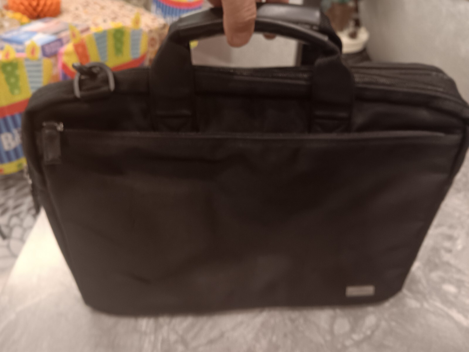 Aramis Laptop Briefcase Canvas Bag Multi Pocket 16″ Wide- Brand New