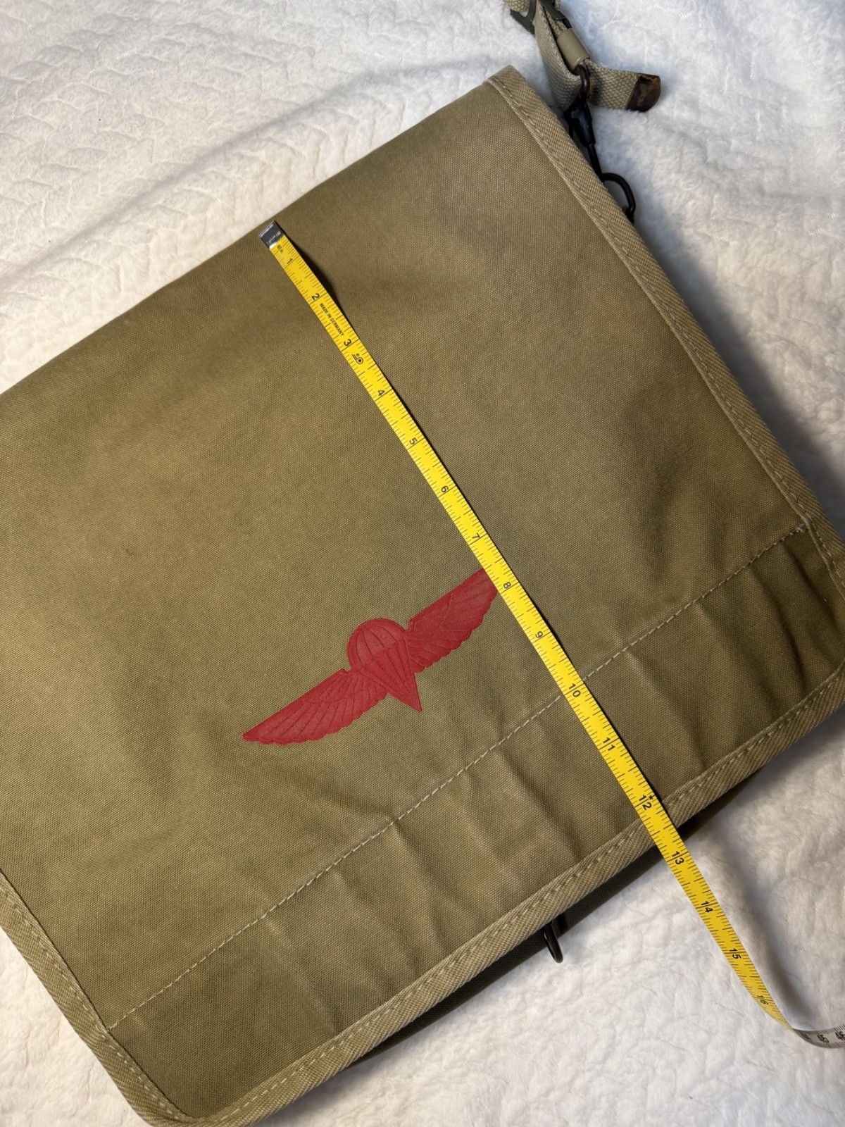 Banana Republic Vintage Khaki Messenger Bag 1980’s Safari Travel – 100% Cotton