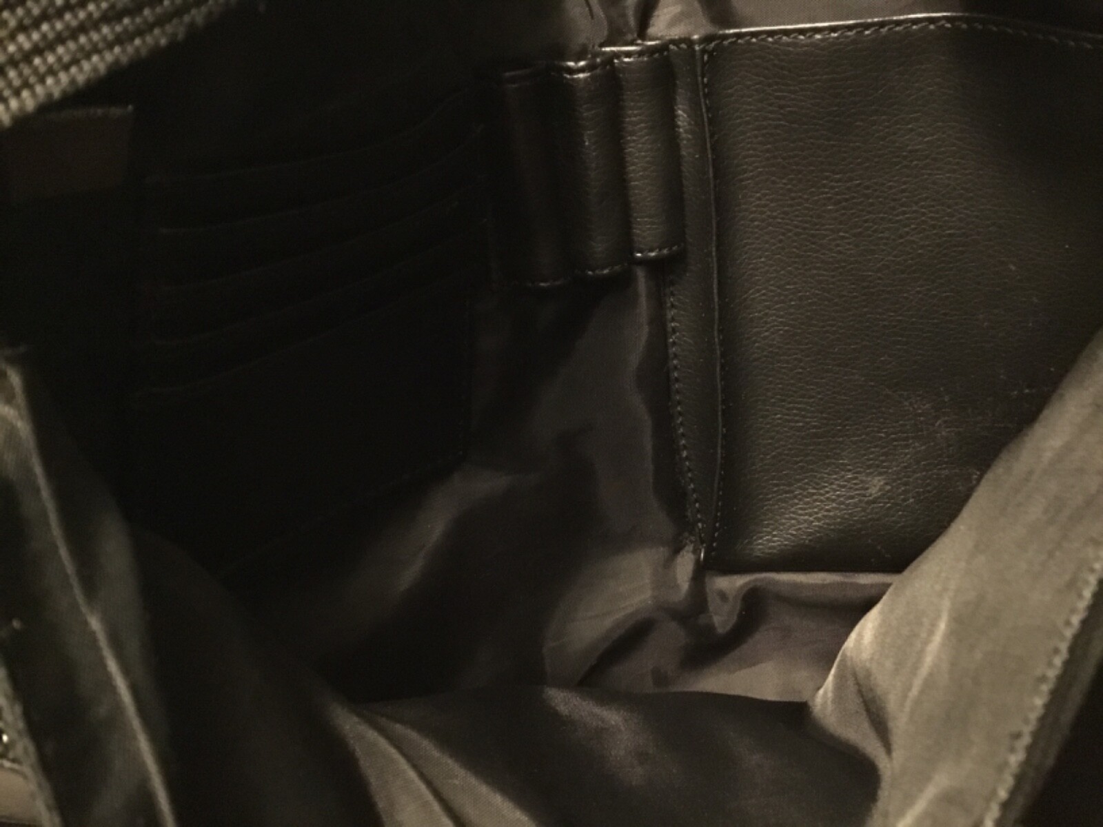 Joseph Abboud Black Messenger Bag