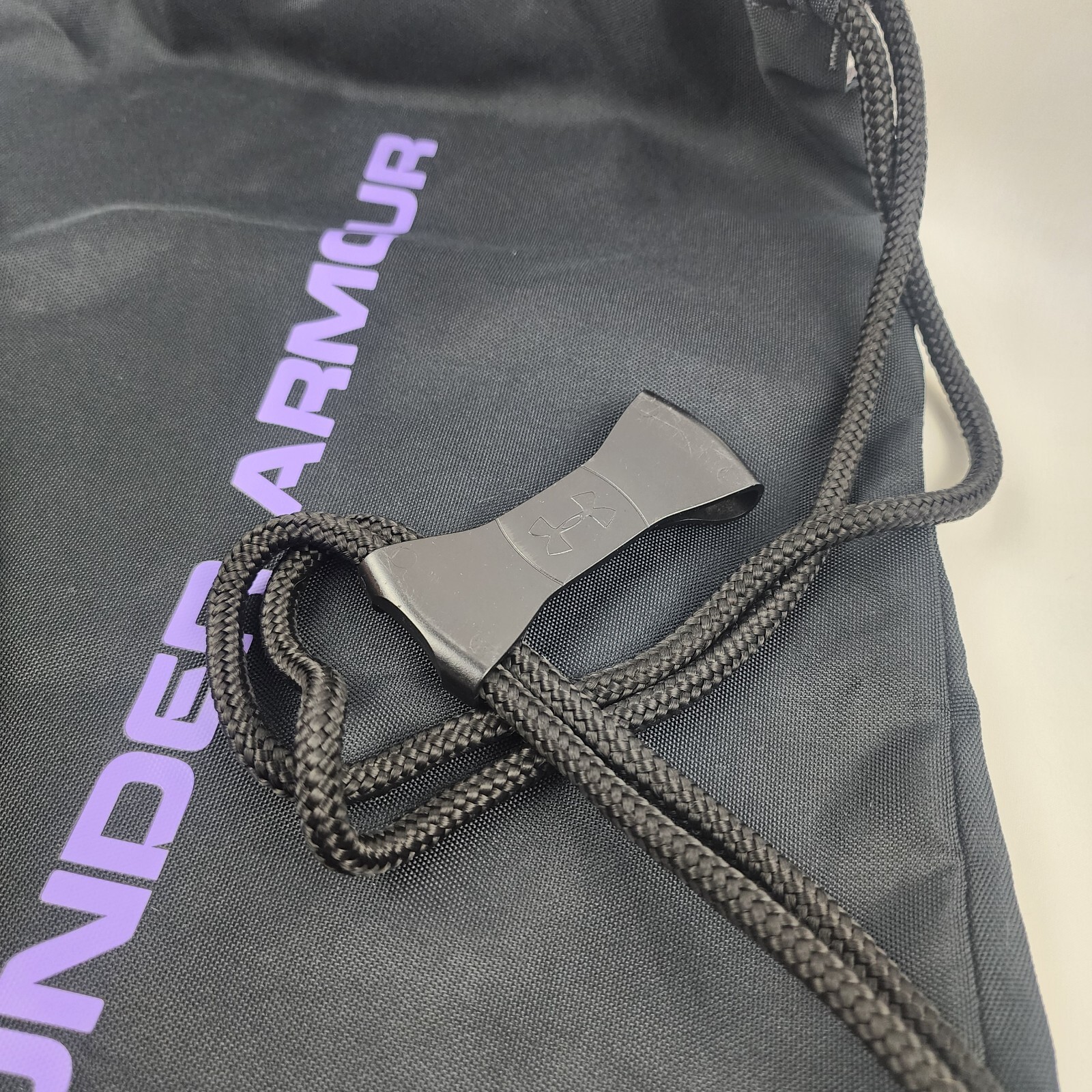 Under Armour Purple sackpack drawstring backpack with drawstring holder Gray