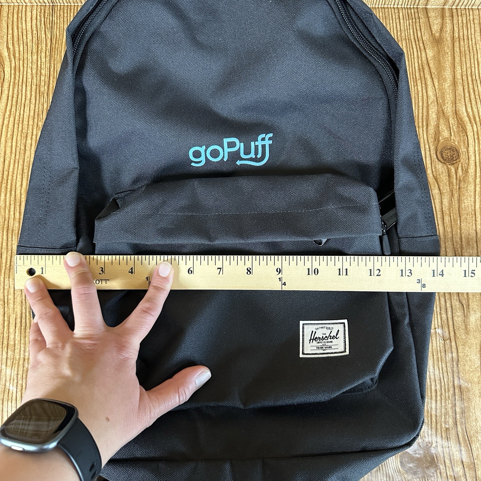 Herschel Supply Co Backpack Go Puff Black Skate Surf School 19”x14”