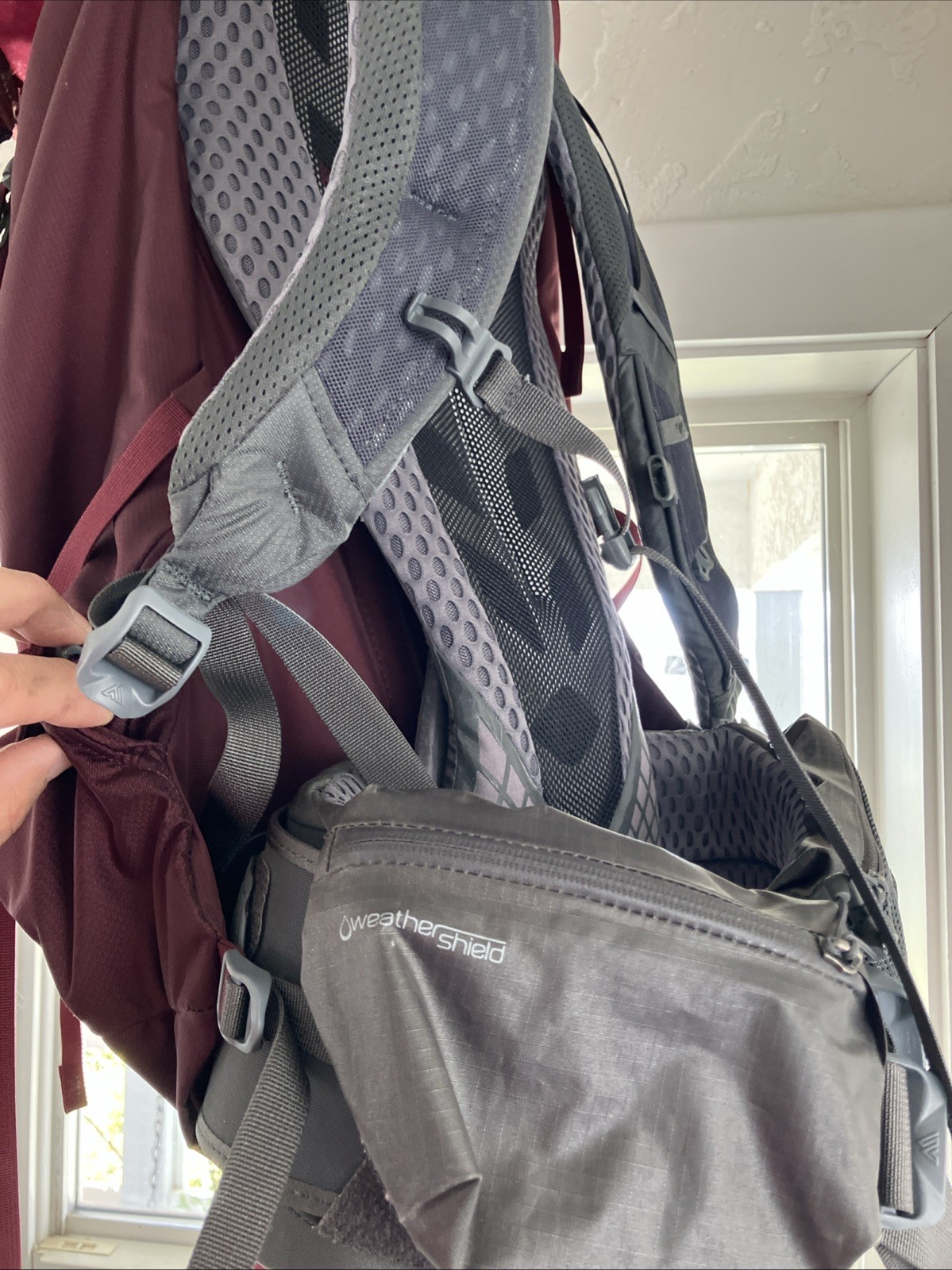 Gregory Diva 60/Ladies/Size M/Plum Red/Attack backpack with rain cover