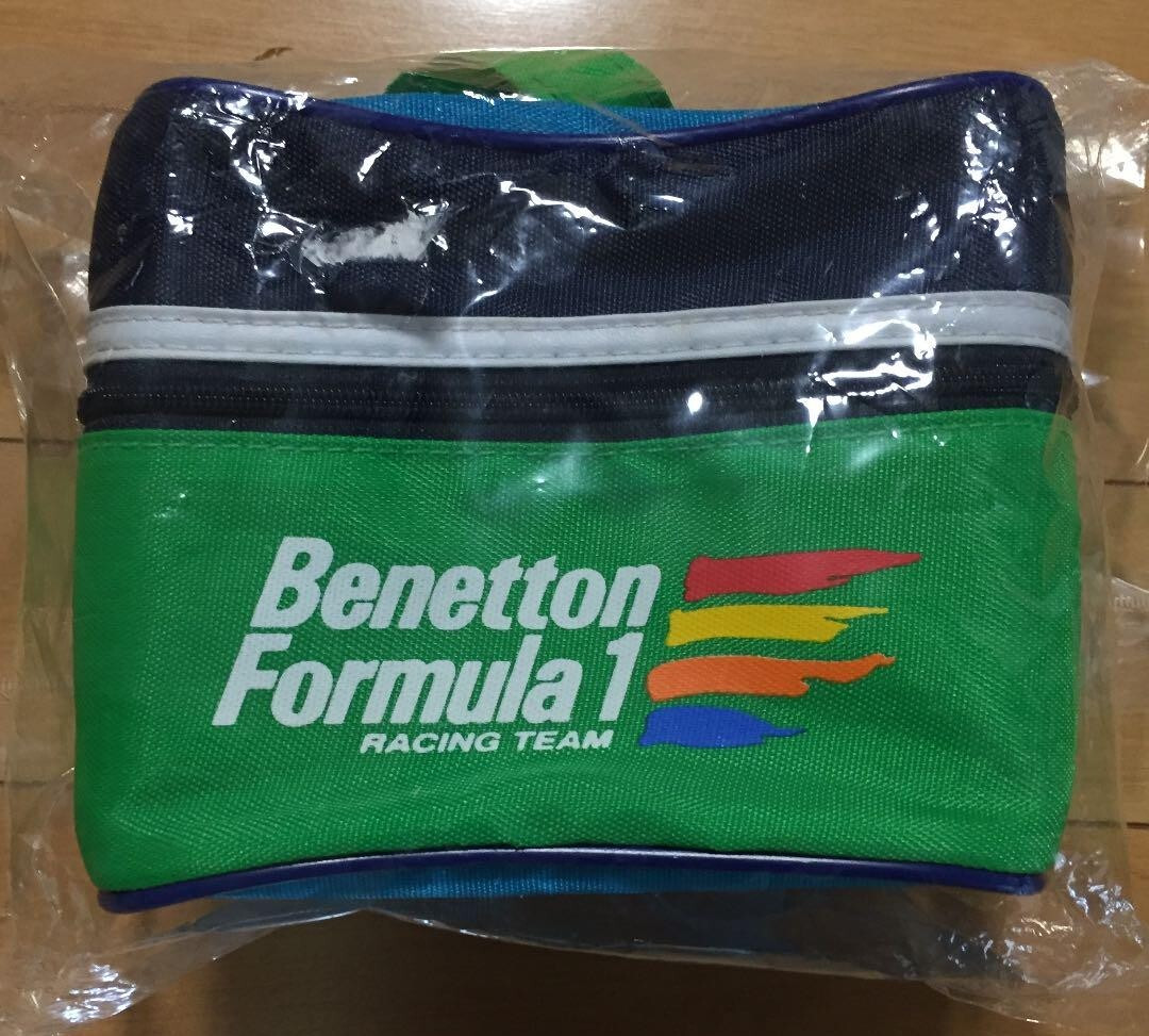 Benetton Formula 1 Racing Team F1 Cooler Bag 5.9″×3.5″×4.7″ New without Tags JP