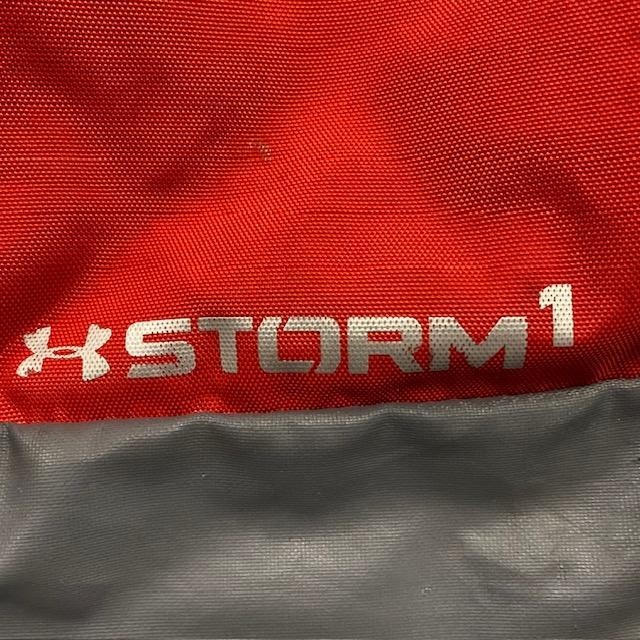 Under Armour Storm1 Backpack Red Gray HeatGear School Gym Sports Book Bag