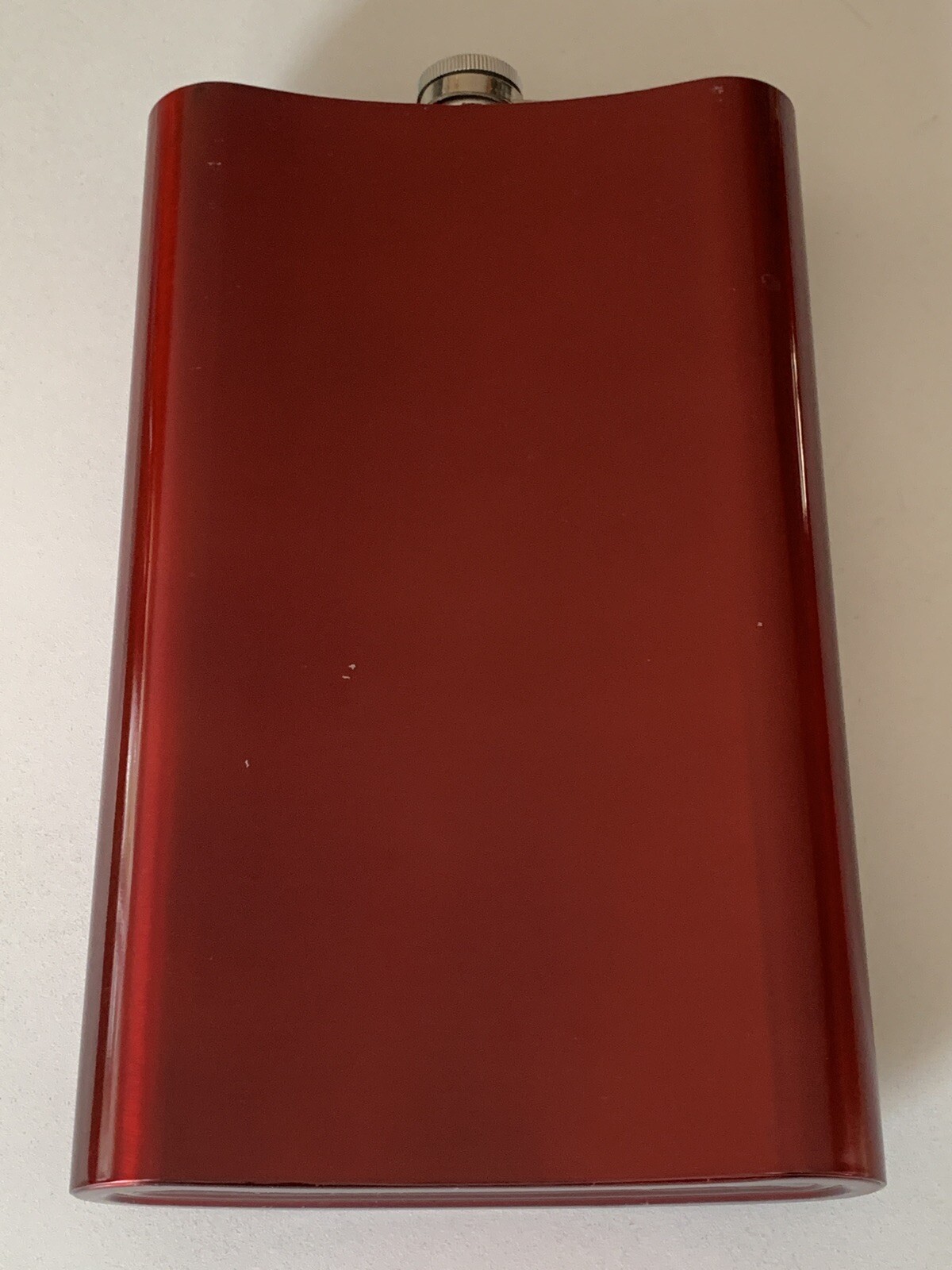 Very Large 64 Ounce Stainless Steel Red Flask Approximately 11 inches X 7 Inches