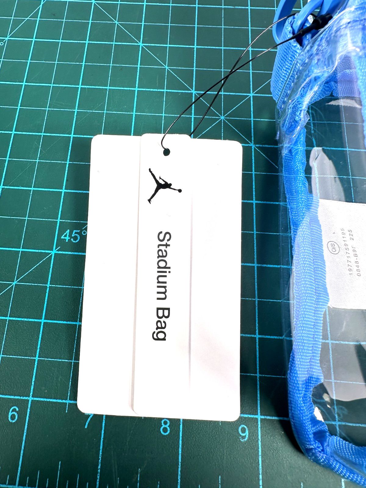 Jordan Stadium Clear Crossbody Bag UNC University Blue Nike Jumpman Strap NWT
