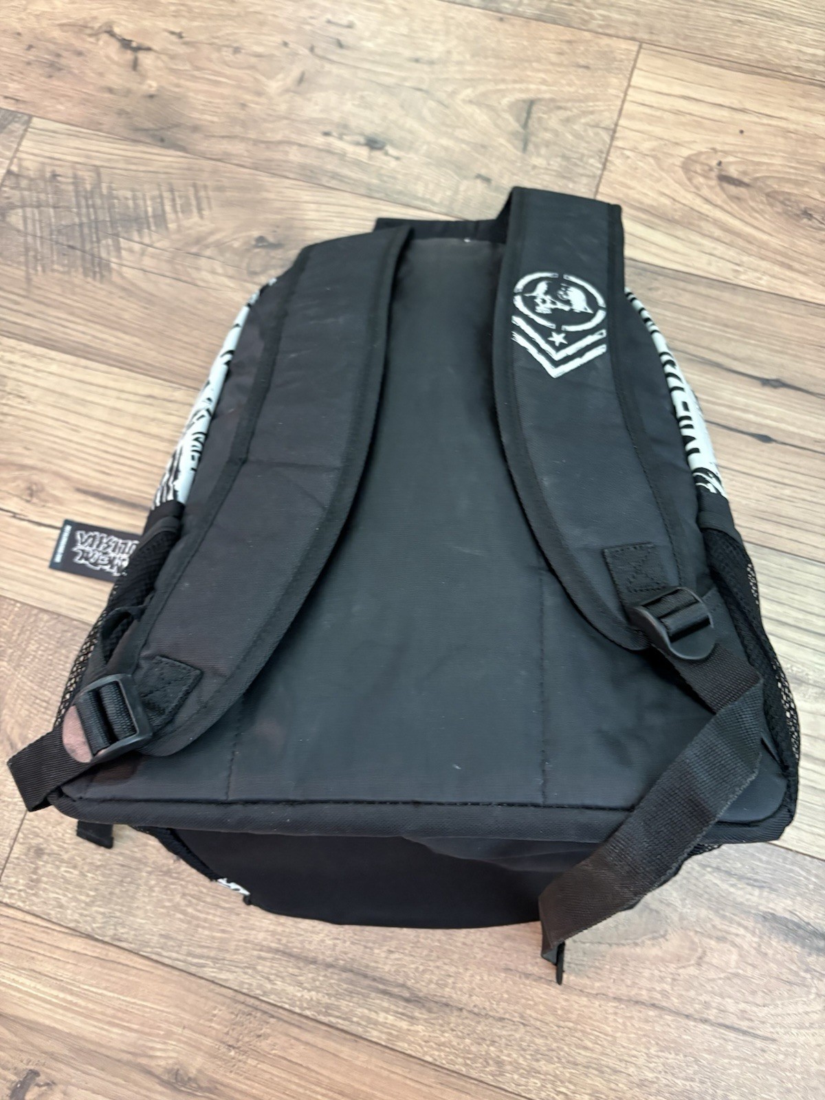 NOS Rare Y2K Metal Mulisha Black Backpack Skate Skull Laptop School BMX