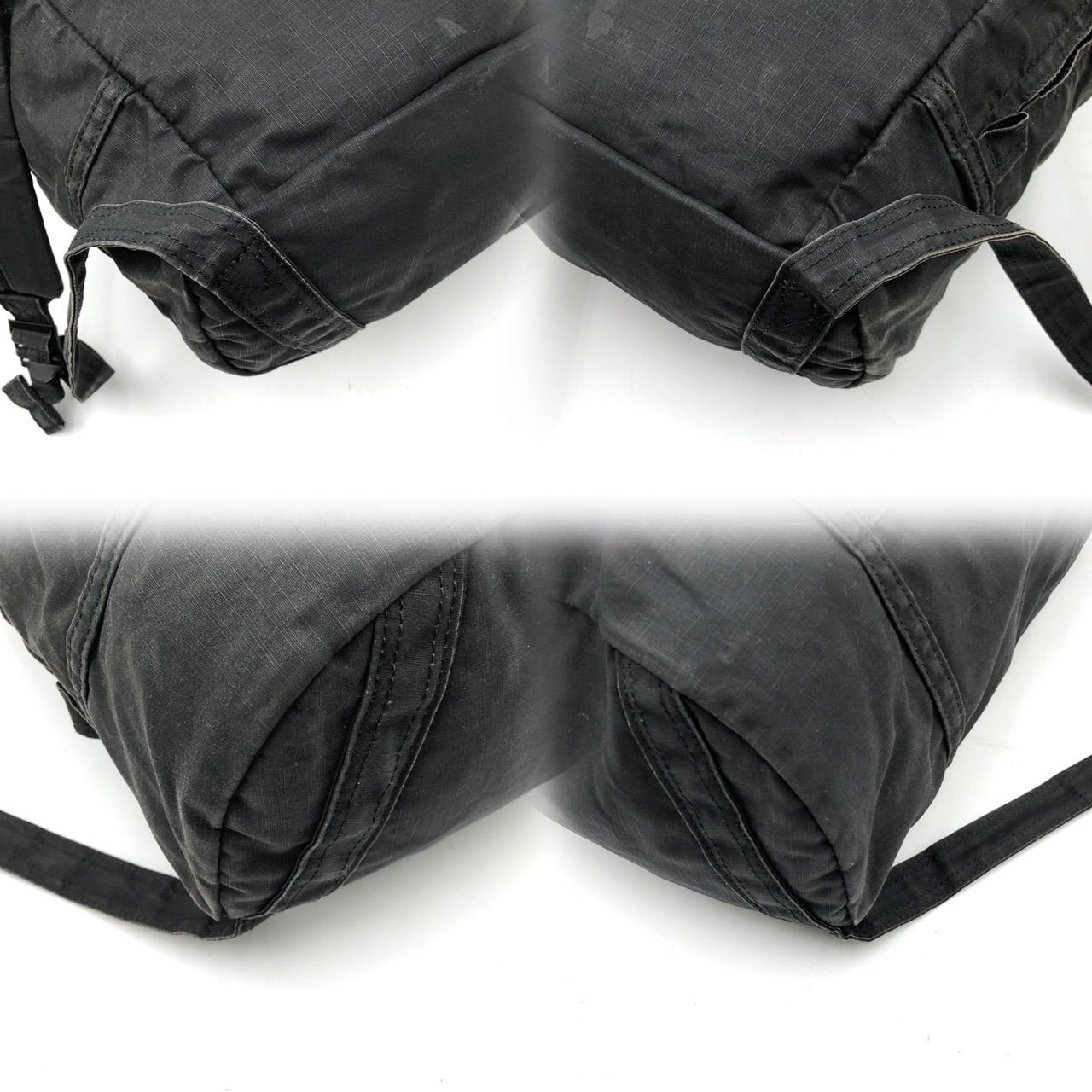 Porter Black Nylon Backpack 42cm x 26cm x 14cm Used