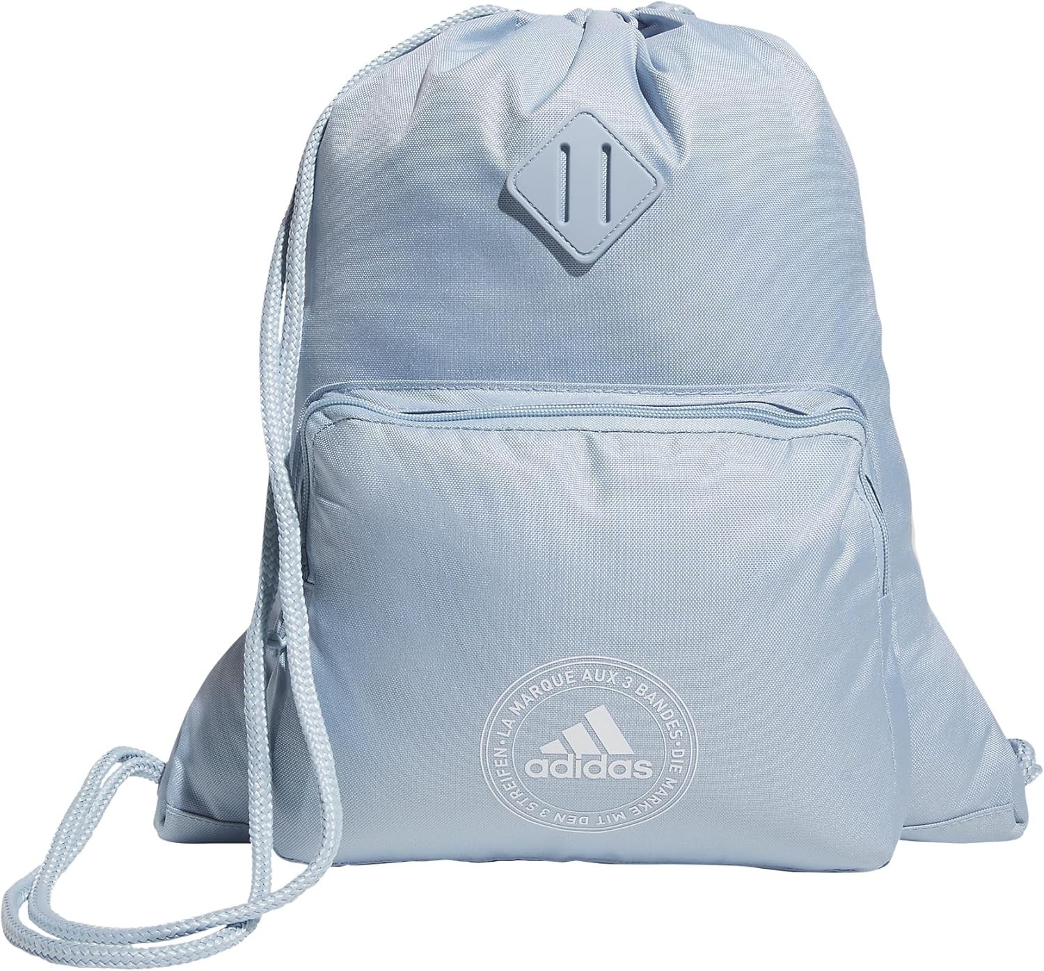 Adidas Classic 3S 2.0 Sackpack – Wonder Blue – One Size Fits All – FREE SHIPPING