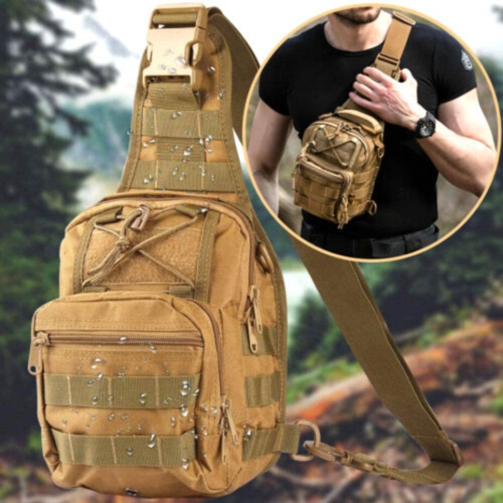 Tactical Shoulder Chest Pack Range Bags Concealed Carry Crossbody Gun Sling Bag