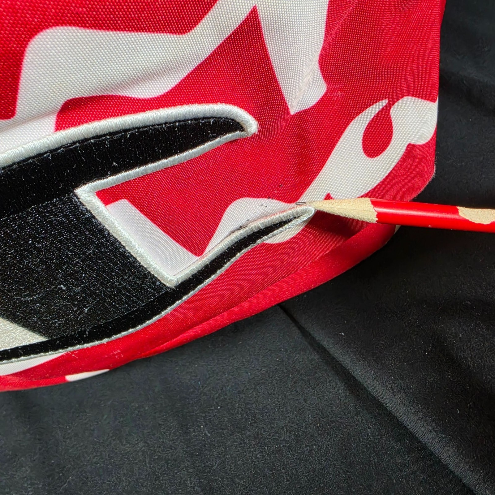 Champion Supercize 2.0 Red All Over Print Backpack Embroidered Logo School Bag