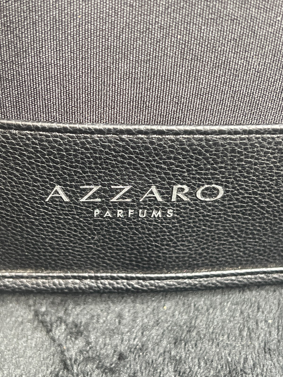 Azzaro Parfums Black Backpack Faux Leather Nylon Promo Travel Bag