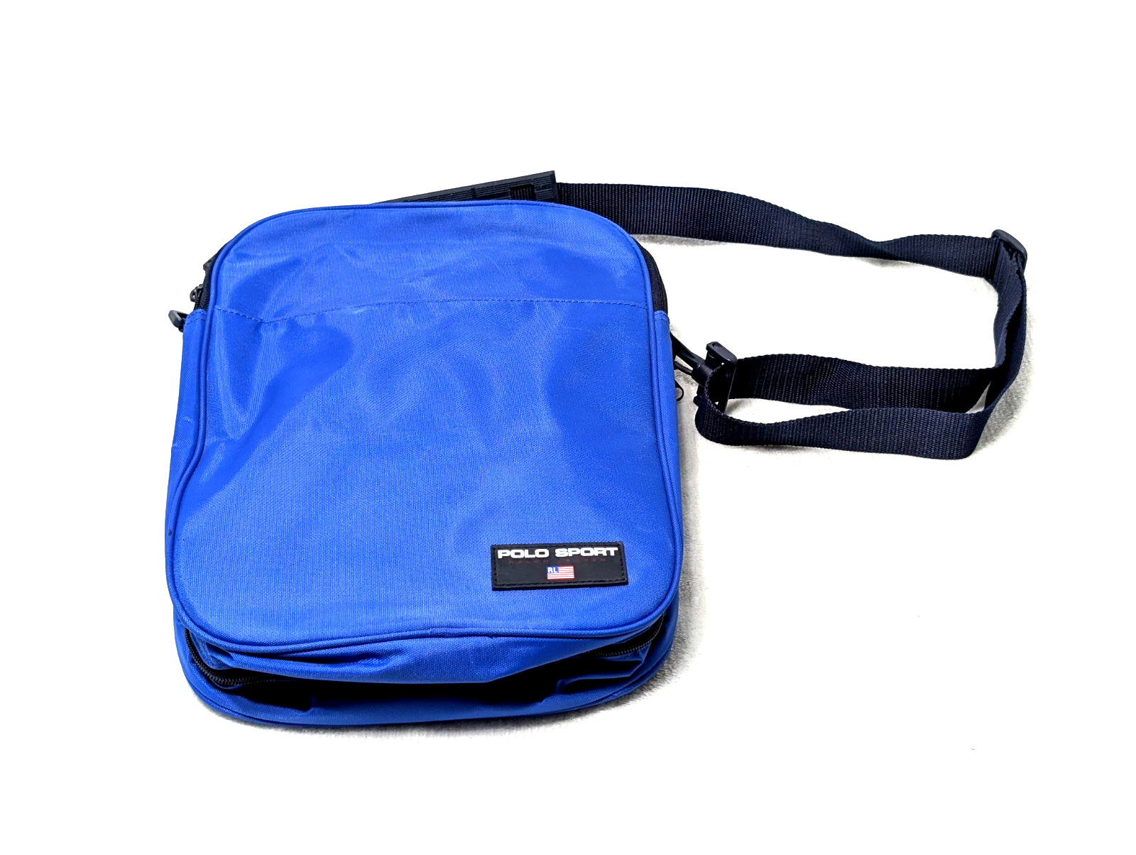 Vintage Polo Sport Large Travel Duffle Bag Royal Blue