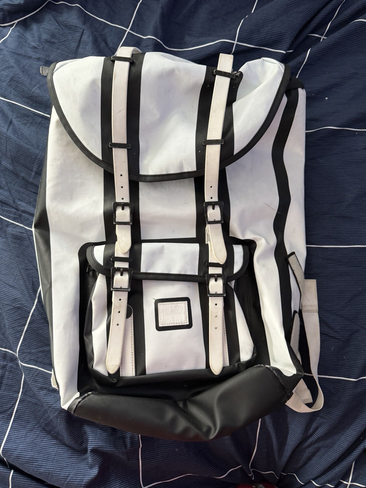 Herschel Supply Co Little America 30L Backpack Leather Joshua Vides Collab 🔥