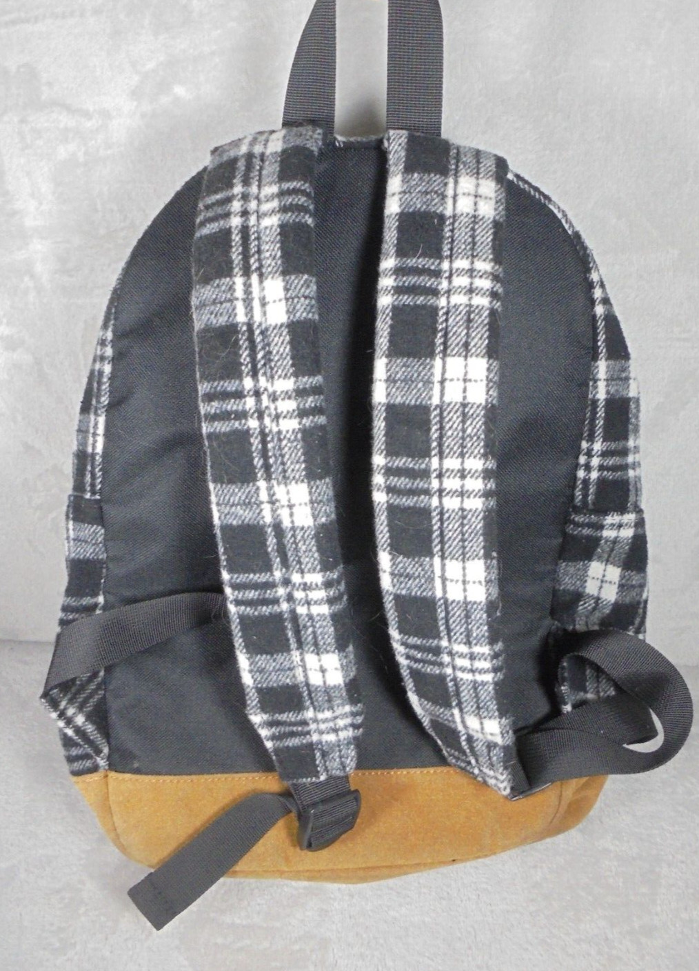 Faux Wool Leather Suede Backpack Bookbag Bag Back To School Work