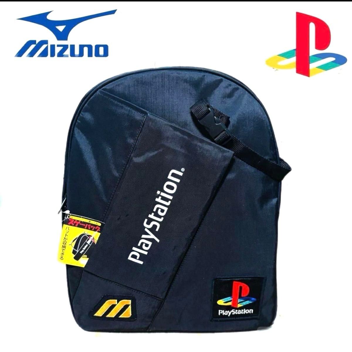 PlayStation Mizuno Collaboration Backpack Black Unused item japan