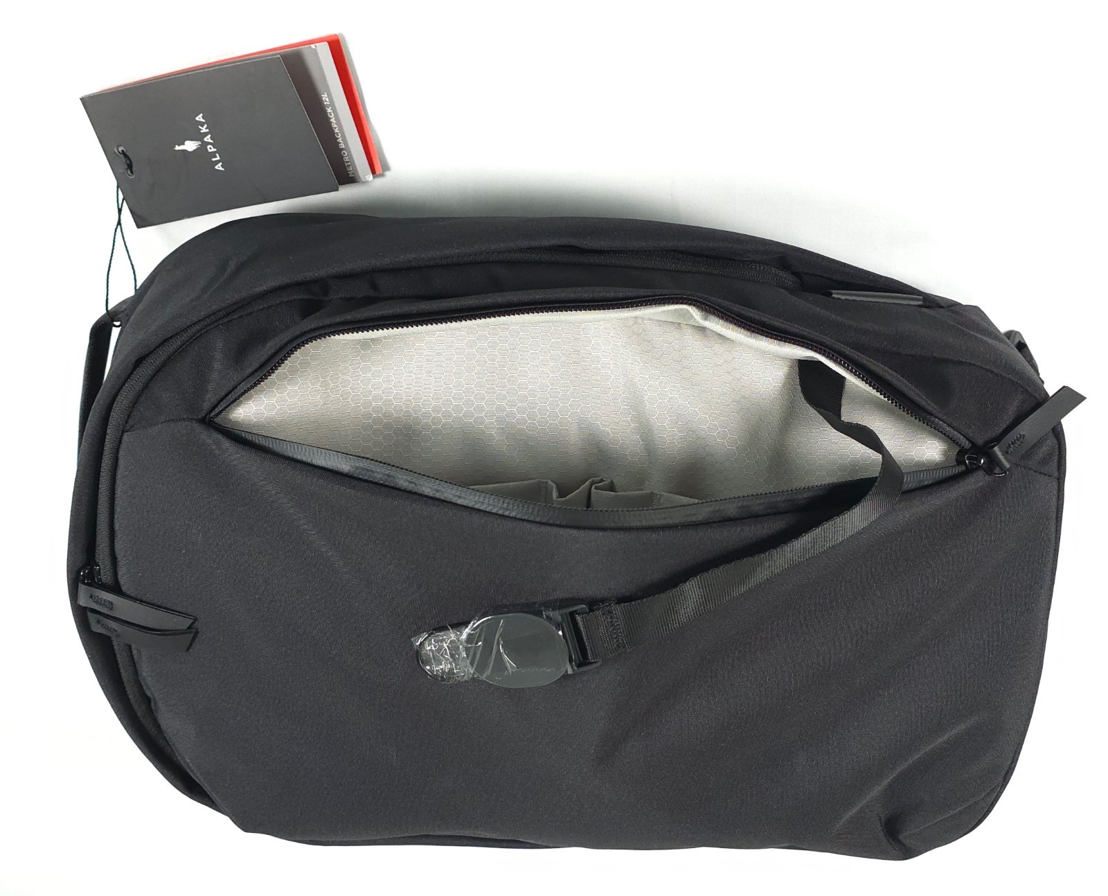 Alpaka Metro Backpack 12L EDC (EveryDay Carry) Black Axoflux 300D NWT NEW