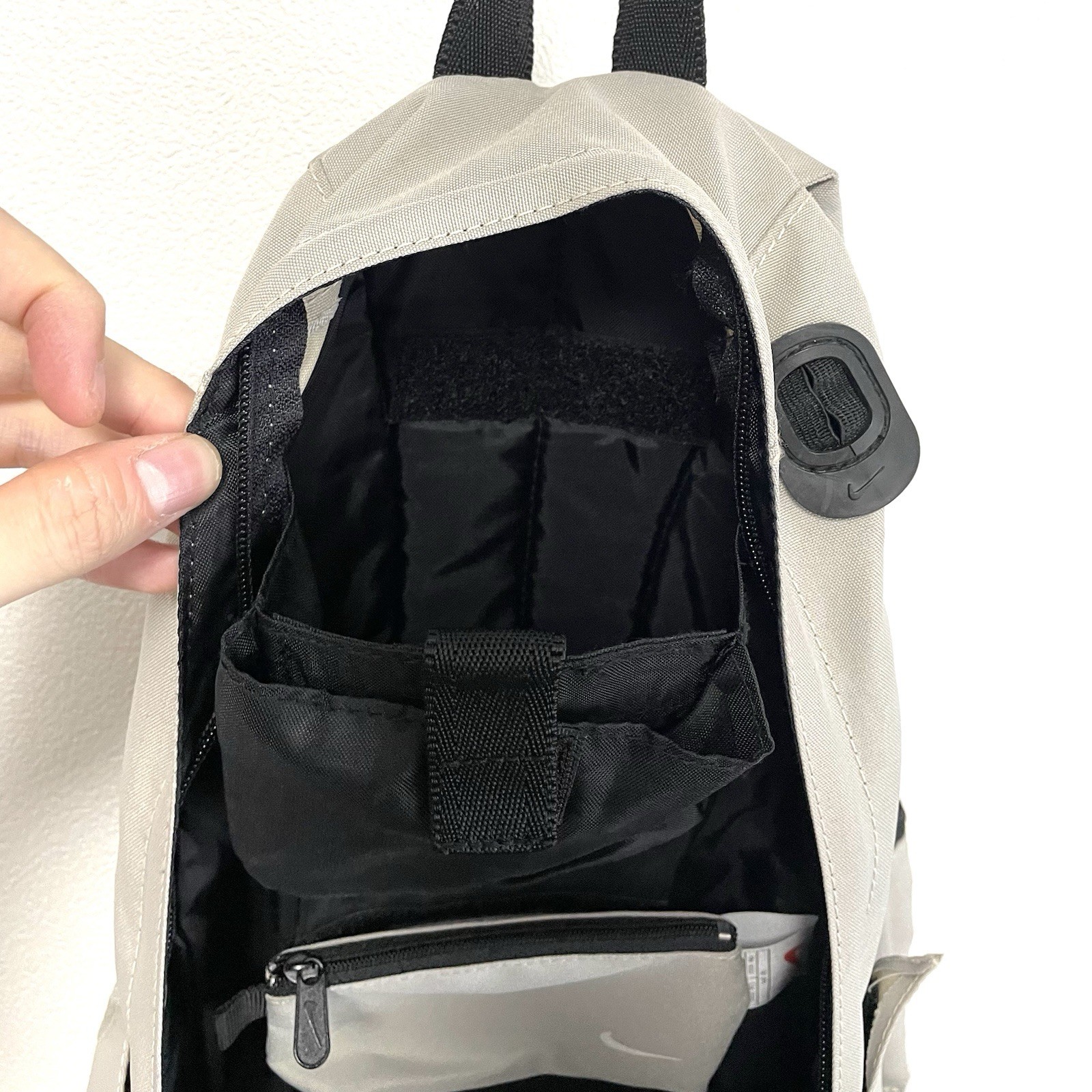 Vintage Nike Technical Backpack Daypack Bag Japan Grey Archive Y2K 00s Rare