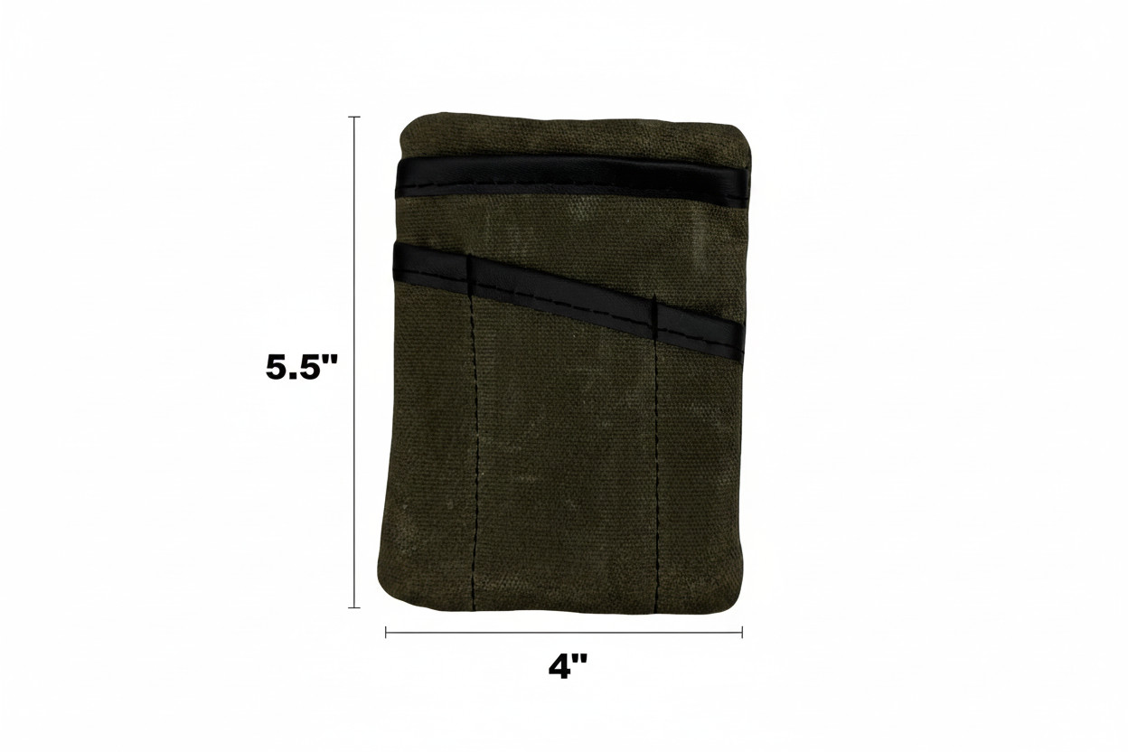 Waxed Canvas EDC Bundle, Notebook 3-Pack, Pen 6-Pack, EDC Pocket Organizer