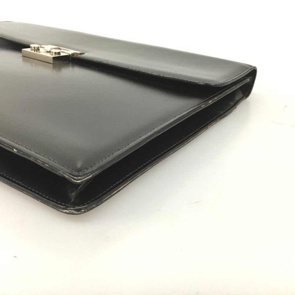 Salvatore Ferragamo Briefcase Business Case Leather Black 40.5x29x4cm pre-owned