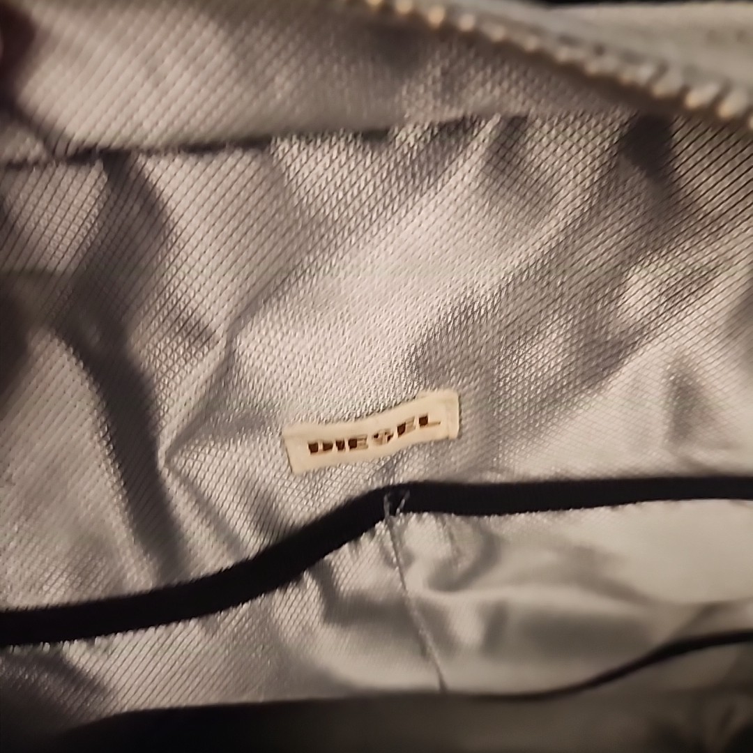 Diesel Business Messenger Laptop Crossbody Cargo Gray Bag Used Y2K