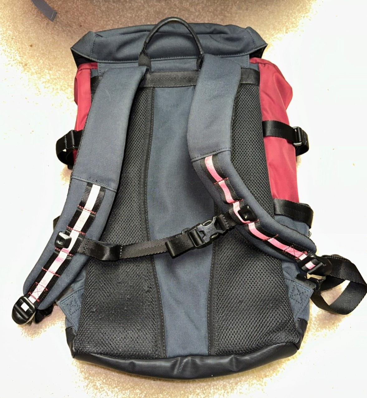 OAKLEY Utility Organizing large rucksack backpack Black/maroon EUC