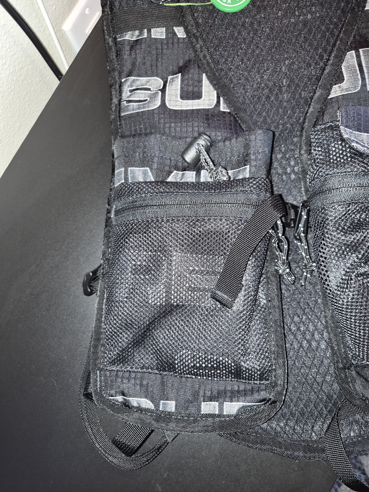 Supreme Mesh Utility Pack Vest / Convertible Backpack – Black All-Over Print