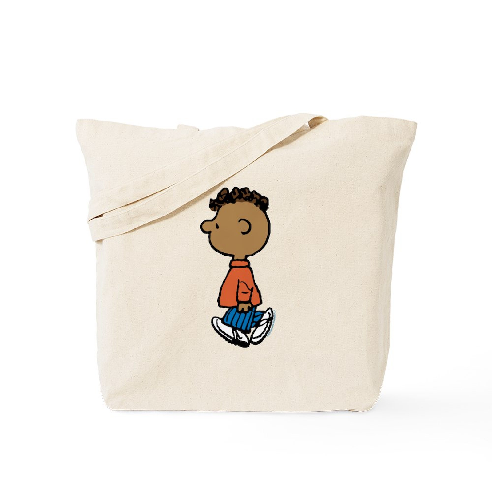 CafePress Peanuts Franklin Walking Tote Bag (995340175)