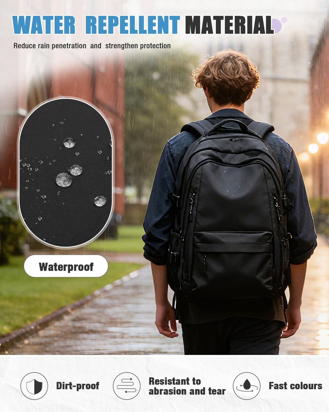Carry on Backpack Airline Approved Travel Backpack Waterproof Under Seat