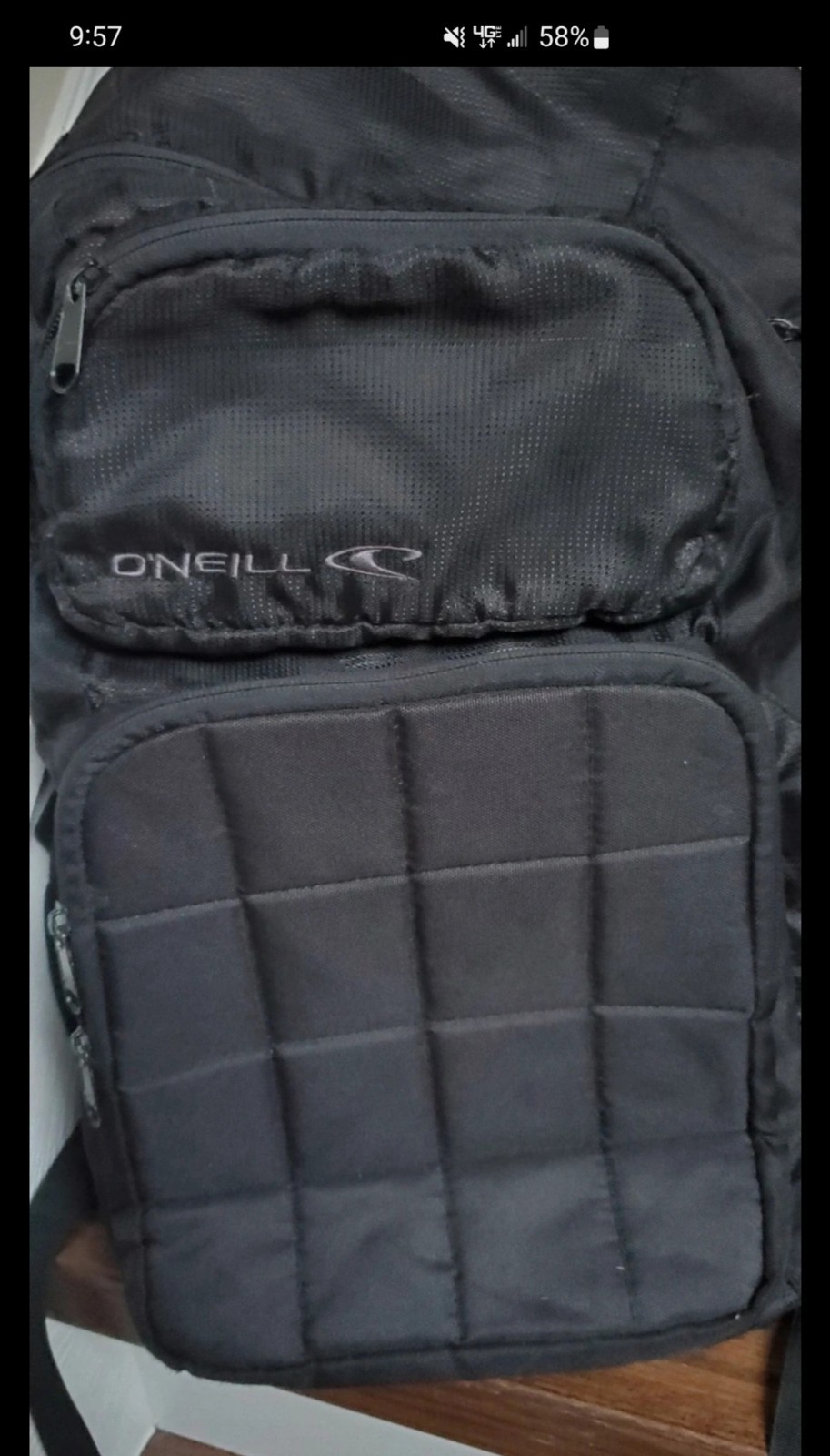 O’Reilly Black P Backpack Book Bag with Laptop Sleeve Black One Size Fits All