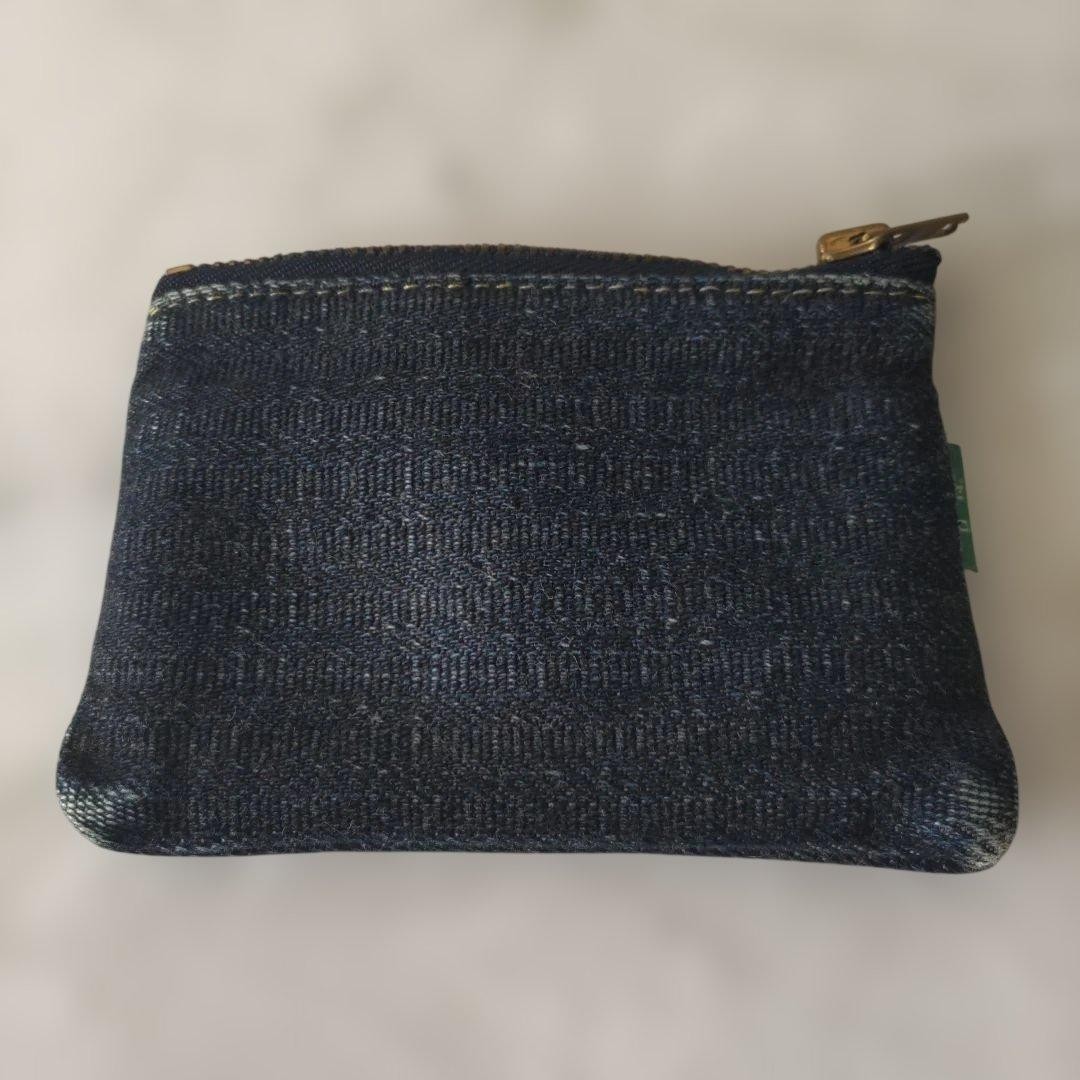 graphzero Made in Japan Denim Coin Case with Pocket – 10cm x 7cm