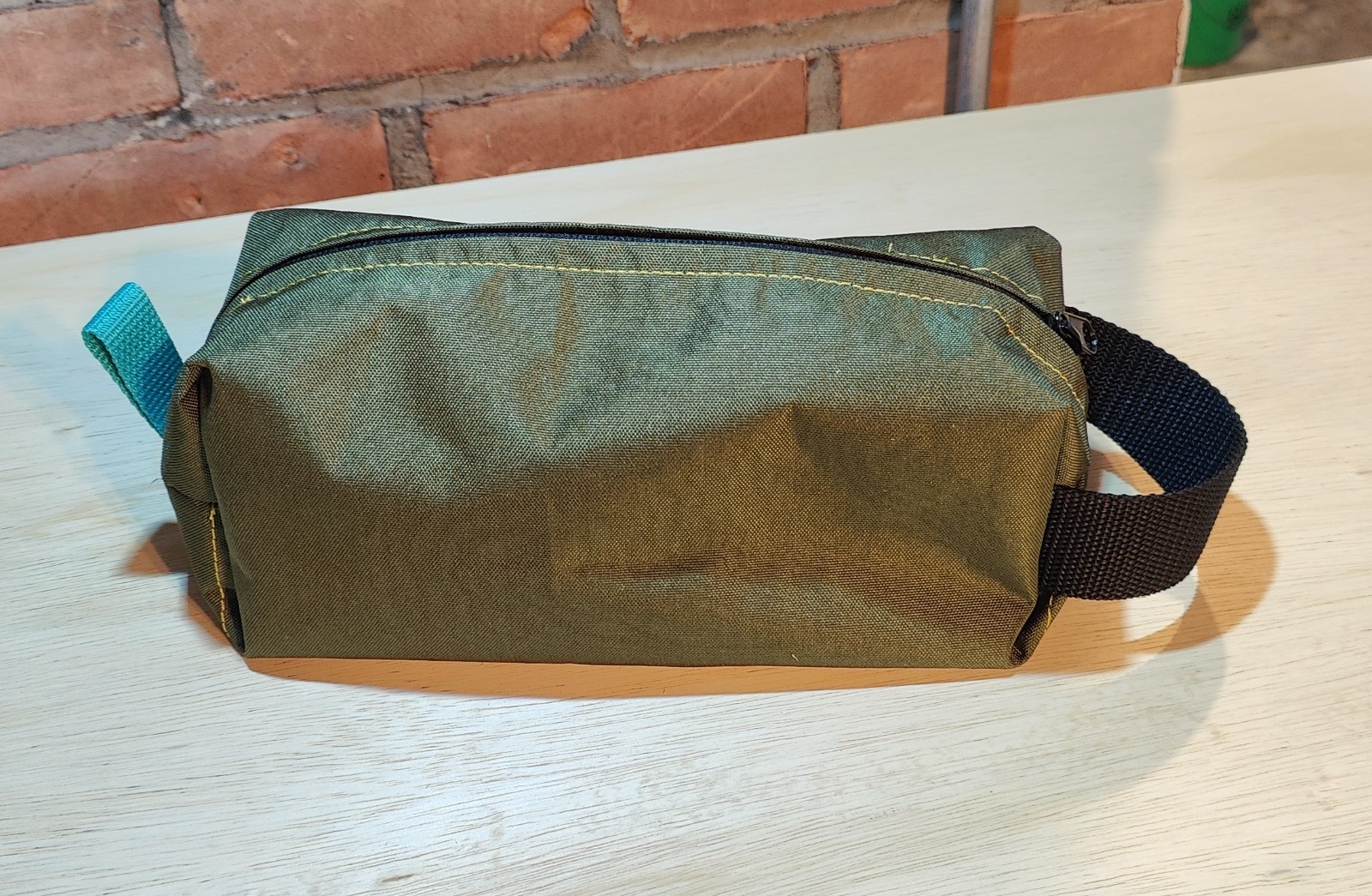 Handmade 1000D Nylon Utility Pouch Dopp Kit Travel Toiletry Bag Olive Drab Blue