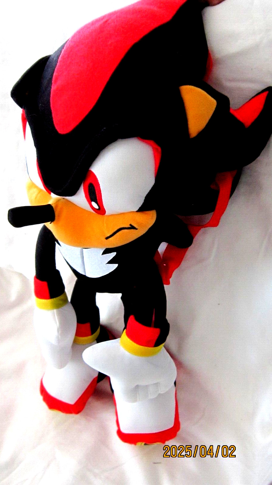 Sega 20″ Sonic Supersonics Black Shadow Plush Backpack Tote-NEW with Tags!