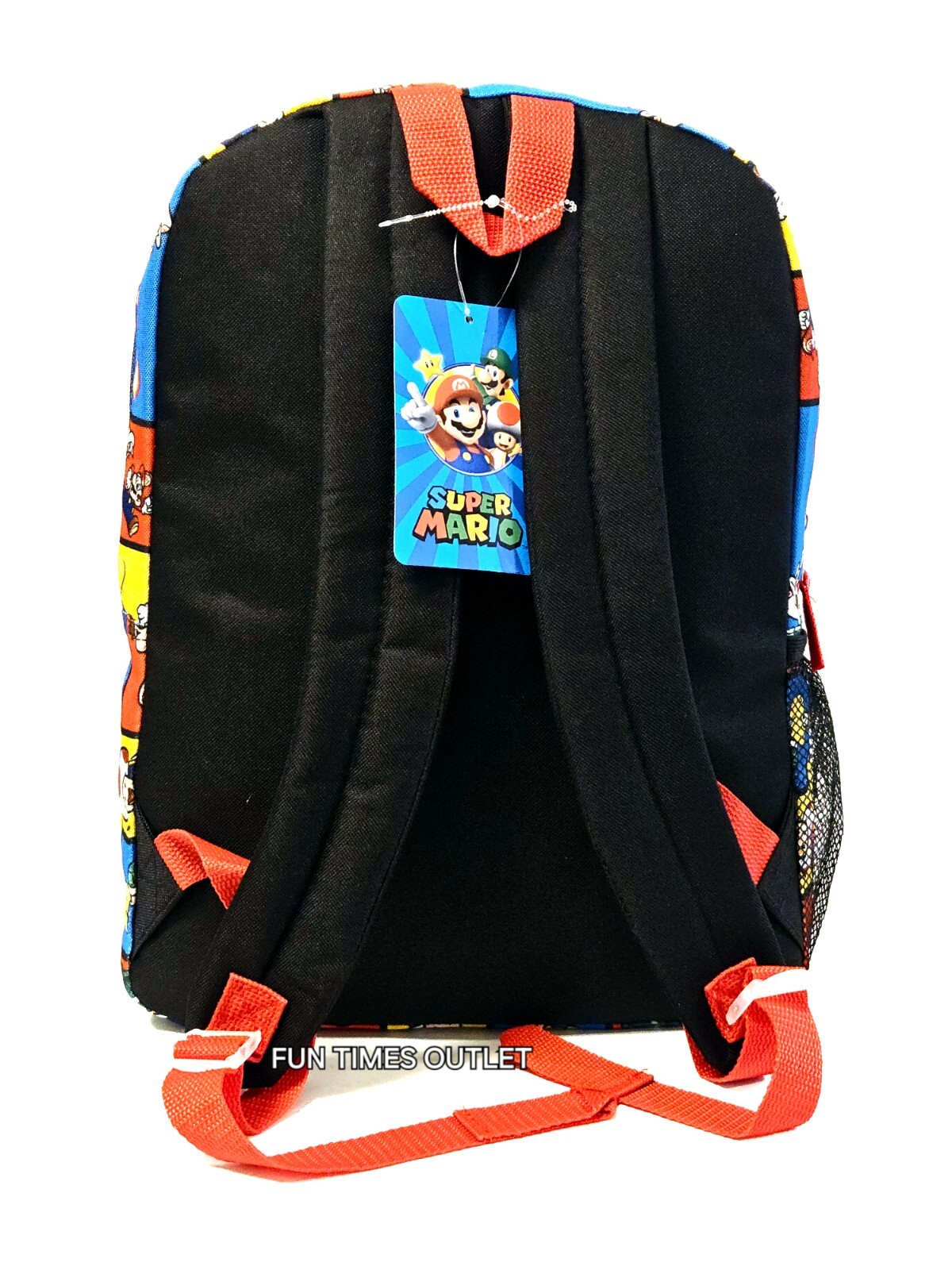 Nintendo Super Mario Bros Large 16″ Backpack School Luigi Yoshi Travel Bag