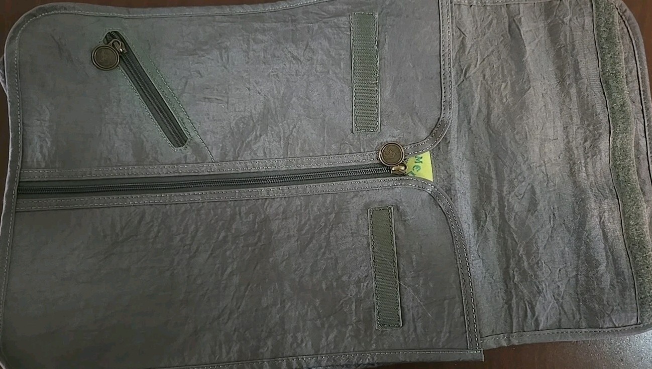Camel Vintage 90s Travel Bag Green Cigarette Brand No Straps Or Handle