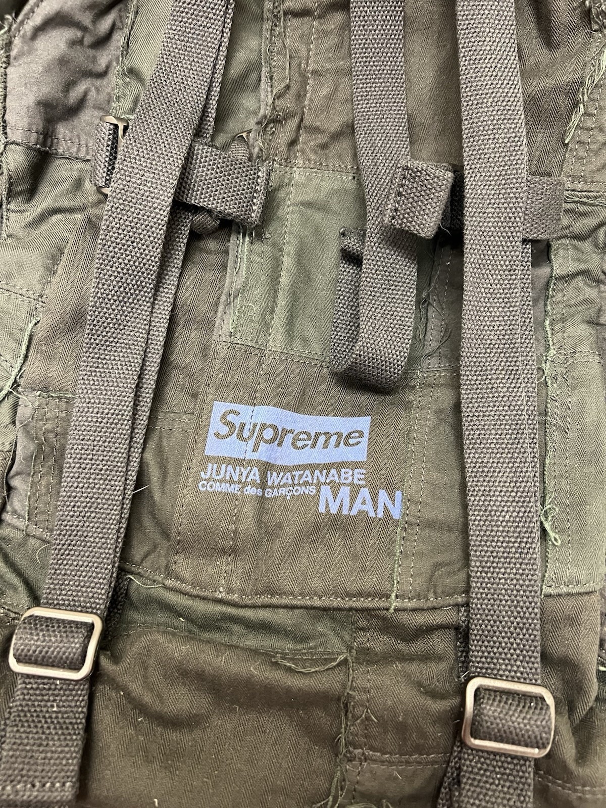Supreme Junya Watanabe COMME des GARCONS Man Patchwork Backpack Black