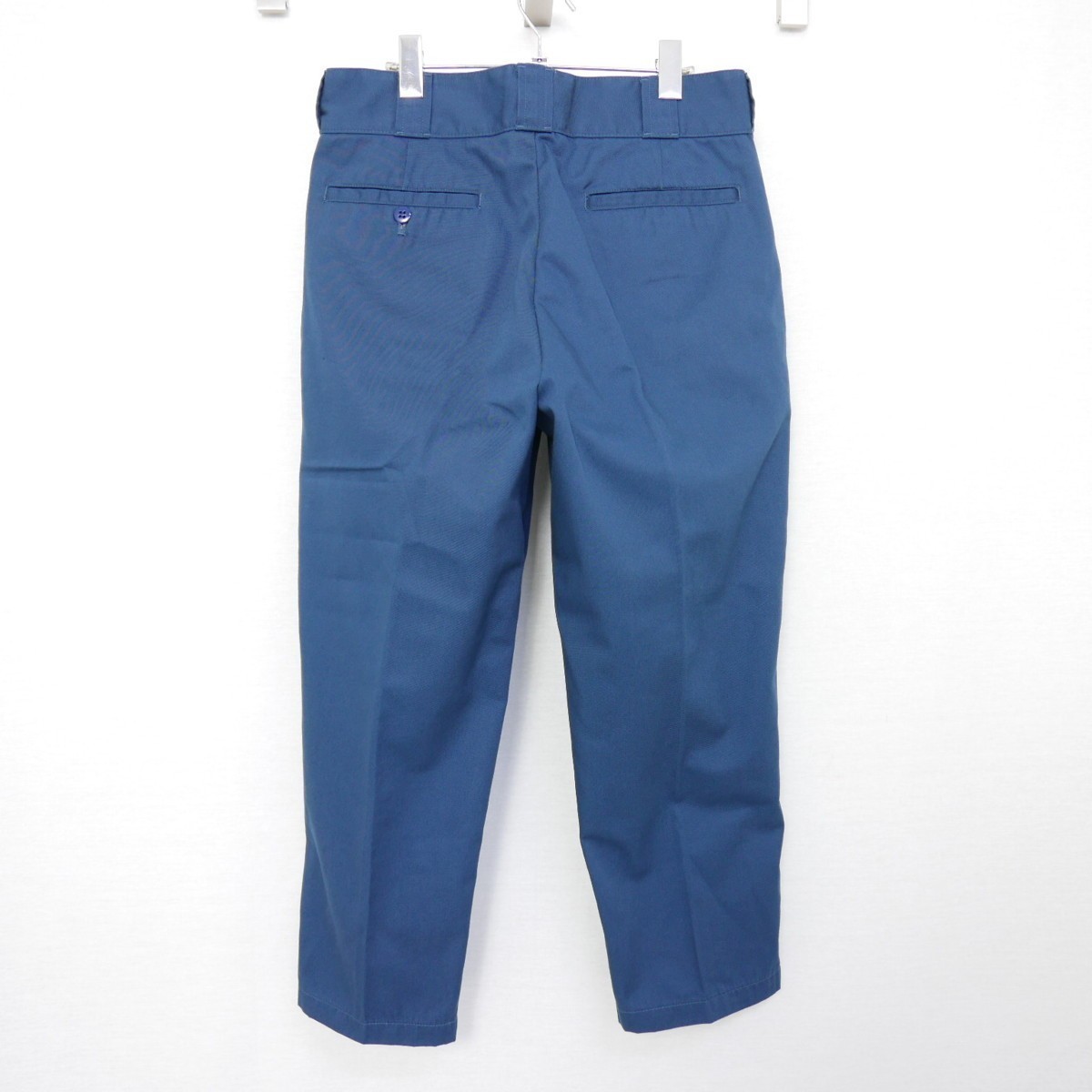 HEAD PORTER PLUS Cropped Pants Size M Blue Polyester Cotton Material Bottoms