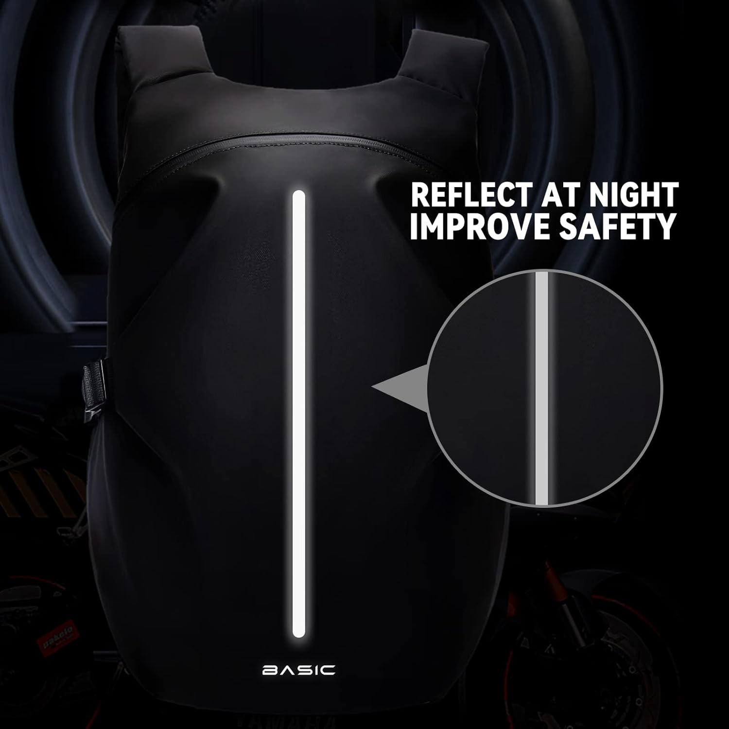 Waterproof Motorcycle Backpack for Men & Women Helmet Bag for Riding