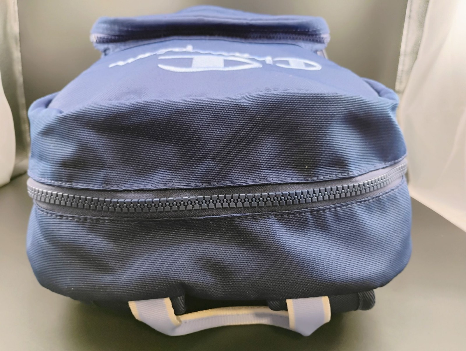 Champion Navy Blue Classic Logo Backpack With Adjustable Straps