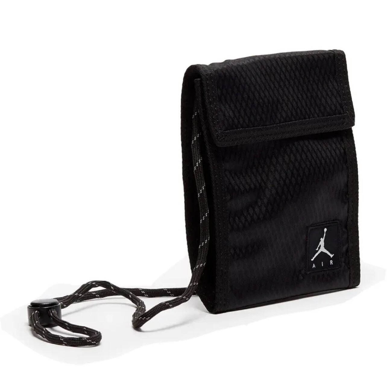 Exclusive NIKE AIR JORDAN TRIFOLD CROSS BODY BAG BLACK POUCH SMALL FESTIVAL BAG