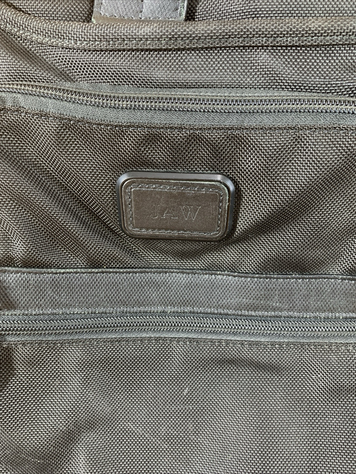 TUMI Alpha II Black Nylon Compact Large Screen Laptop Briefcase Bag 26114D2