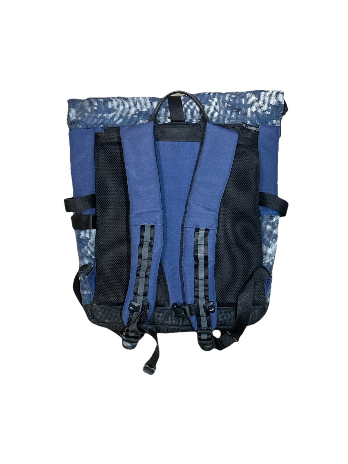 Vintage Blue Camo Oakley Software Hiking Camping Backpack