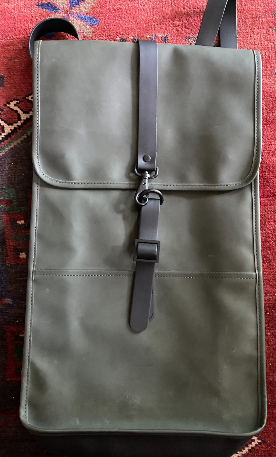 Rains Qualtrics waterproof backpack 20x 12x 4.5