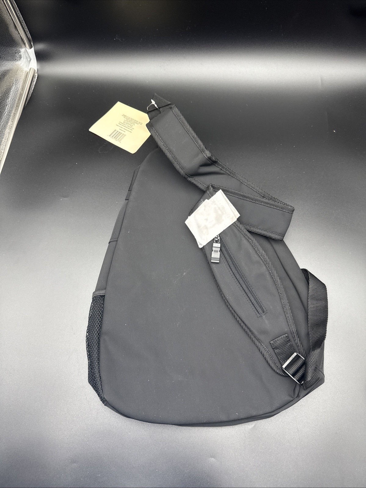 HUMMER Black Sling Backpack Crossbody Bag Promotional Travel Pack NEW w/ Tag