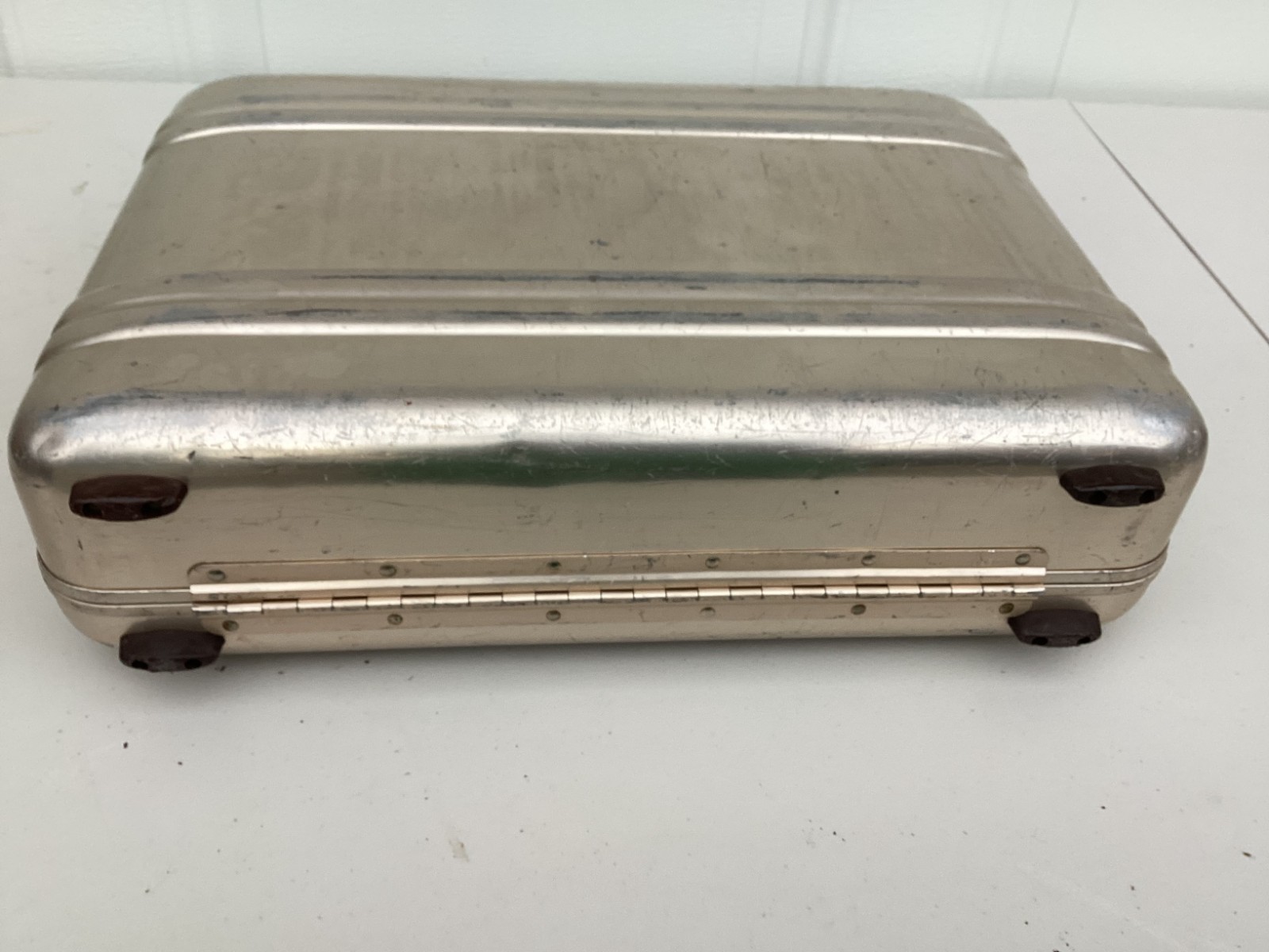 1980s Zero Halliburton Aircraft Grade Aluminum Combination Lock Briefcase