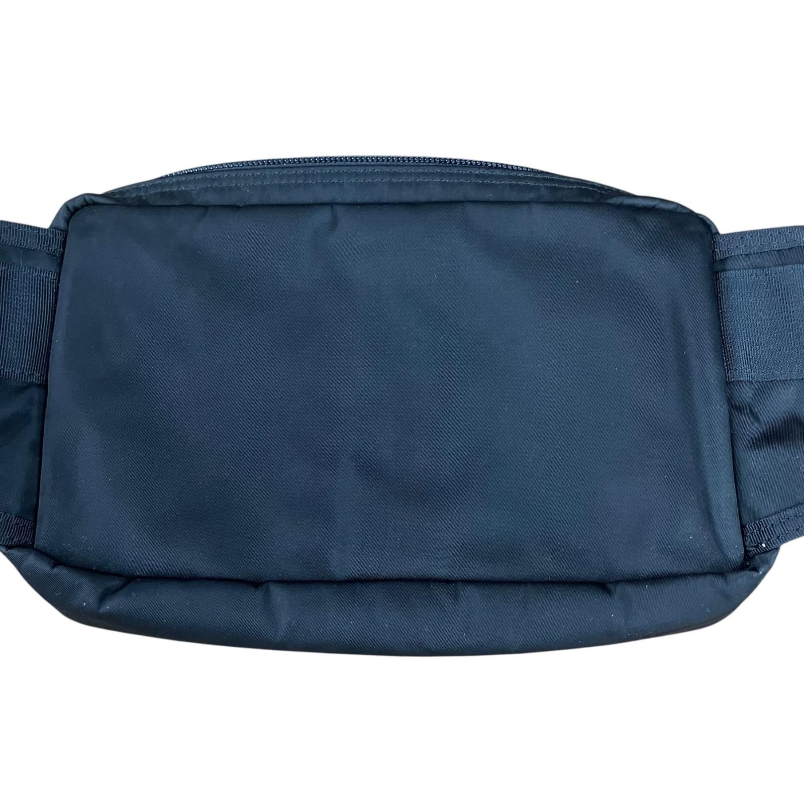 Authentic Porter Black Body Bag 23cm x 16cm x 3.5cm Adjustable Strap Damaged
